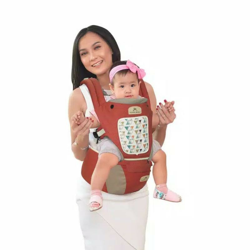 Mom's Baby Gendongan Hipseat Simple Scarlet Series - MBG 2022