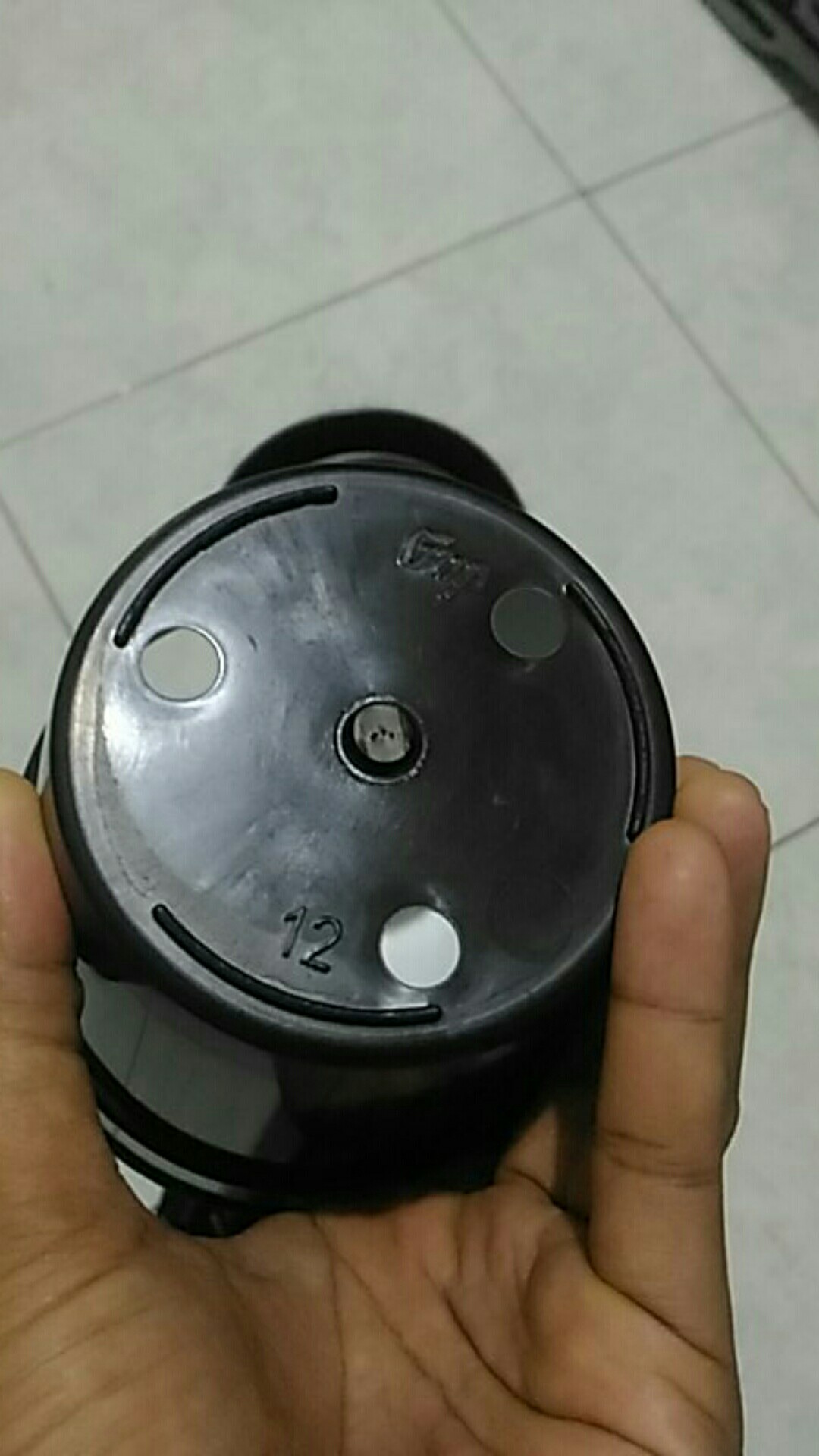 12 Cm Pot Plastik Hitam Gmp