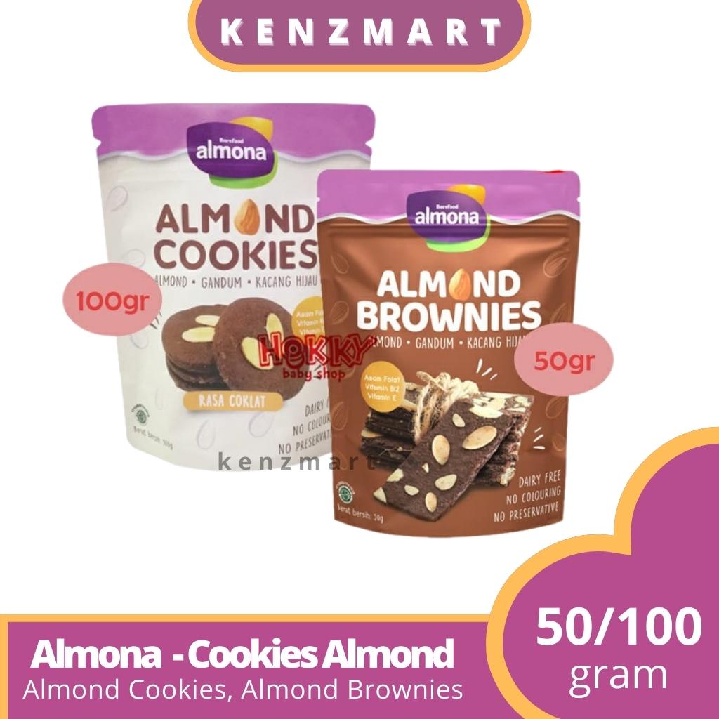 ALMONA Almond cookies 100gr snack diet Sehat-Dairy Free -No Preservative busui