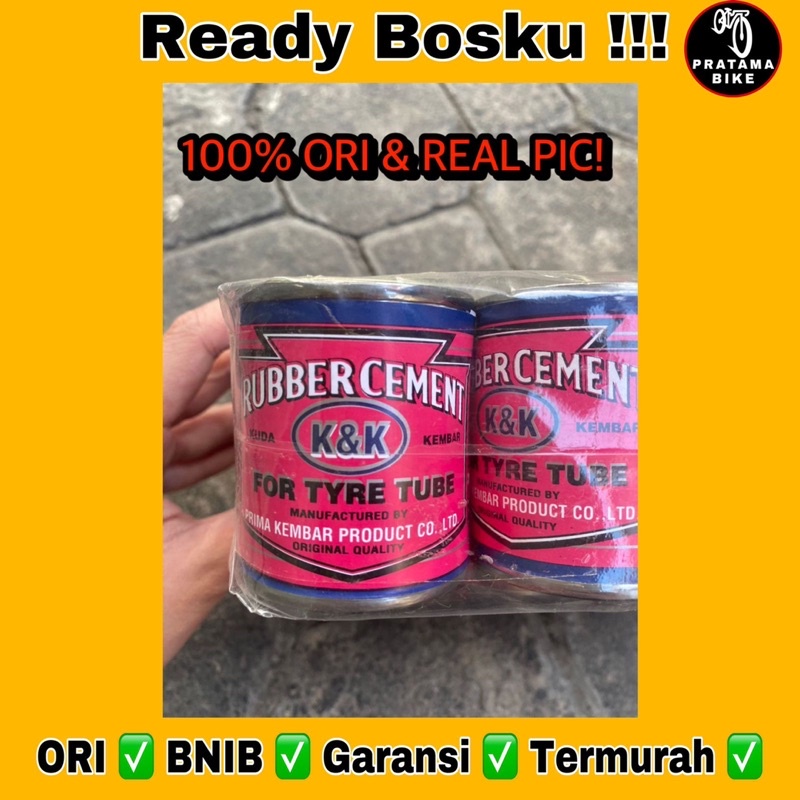 Lem Tambal Ban Lem Bakar Merk KK Murah