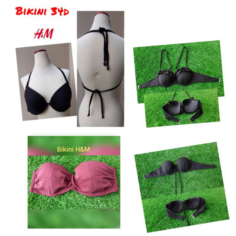 Bikini H&M  34b 34c 34d 36b cup half kawat