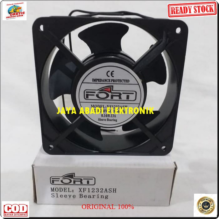 G195 Original Kipas Angin Pendingin air Cooling Fan Axial baling hexos mini portable exhaust sate mesin cpu komputer acc acecoris G195  12 cm x 12 cm x 3,7 cm  Bahan besi hitam 220 Volt  Cooling Fan Merk Input : 220 volt Frekuensi : 50 / 60 Hz Arus : 0.