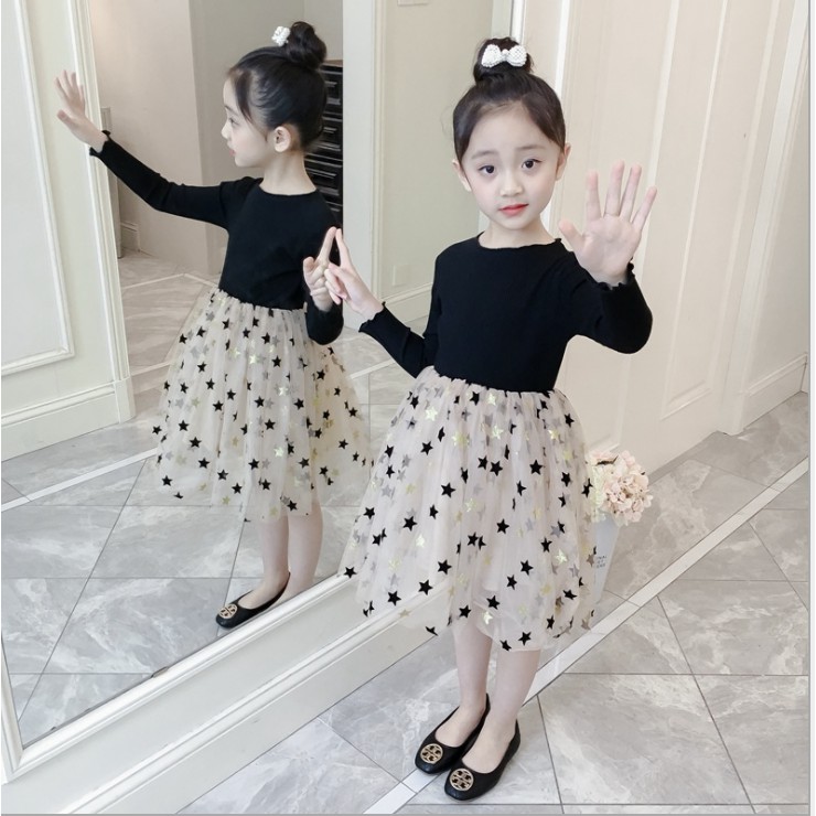 babyfit STARIA 3-7th dress anak perempuan lengan panjang rok tutu 1103rp