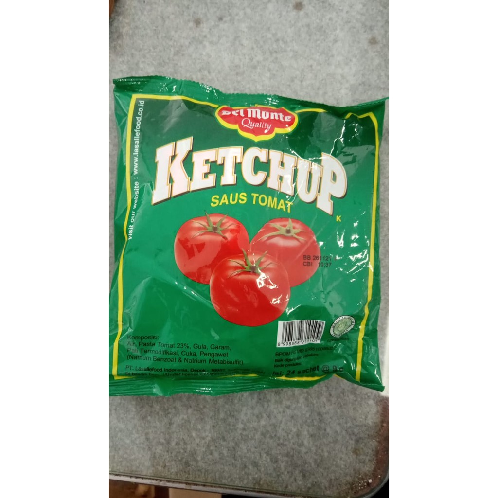 

Delmonte Ketchup Saus Tomat 24 x 9 Gram