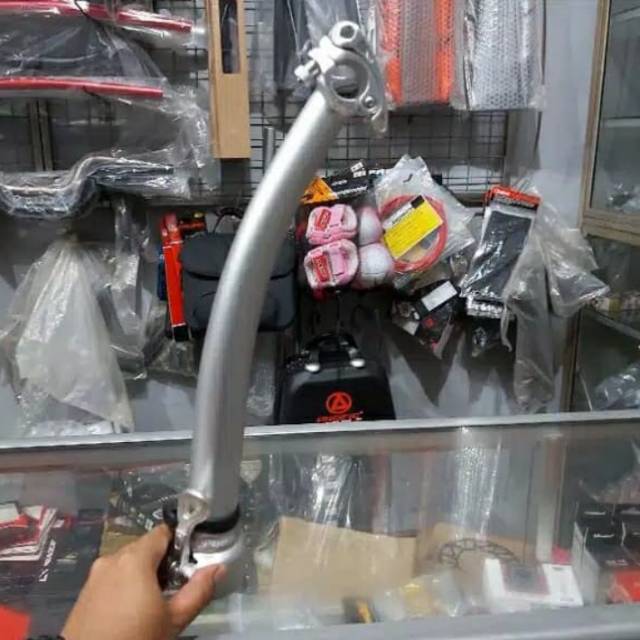 HANDLEPOST BENGKOK GT SEPEDA LIPAT SILVER 37CM