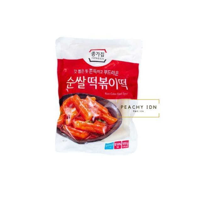 

Korean food JONGGA RICE CAKE/TTEOKBOKKI 500gr
