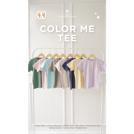 Little Palmerhaus Kids Pocket Color Mee Tee 1-5y / Kaos Anak