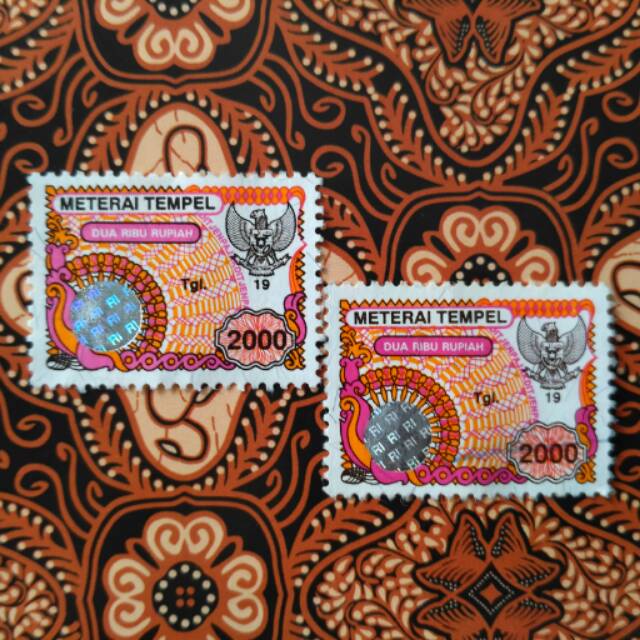 

Materai 2000 Tahun 1996, 1997, 1998, 1999 Original - MTR014