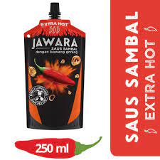 

Jawara Saus Sambal Bawang Goreng Extra Hot Pouch 250Ml