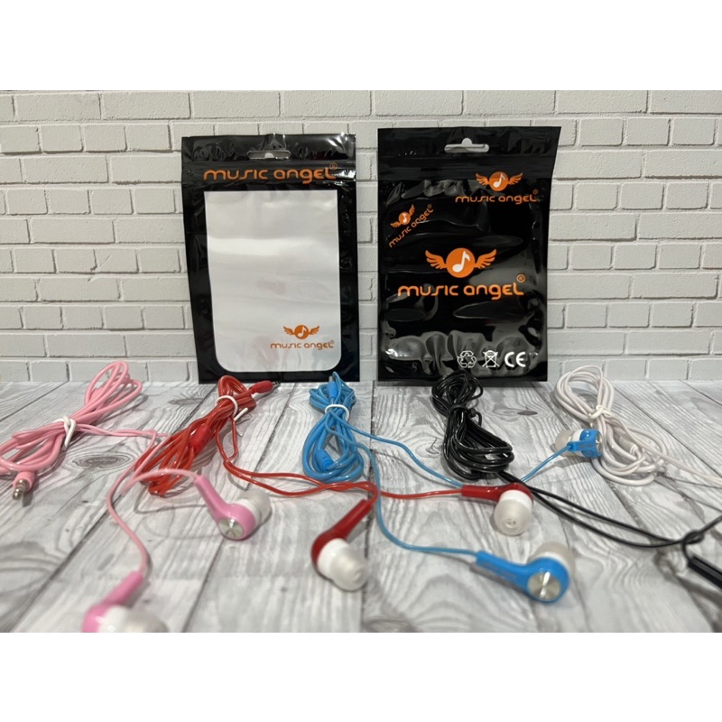 MUSIK ANGEL ORIGINAL KUALITAS GRADE A HEADSET HANDSFREE HF EARPHONE MP3 HEADSET