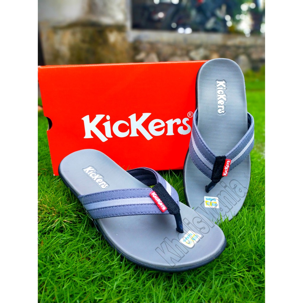  SANDAL  KASUAL PRIA  JAPIT KICKERS  FREE BOX KICKERS  Shopee  