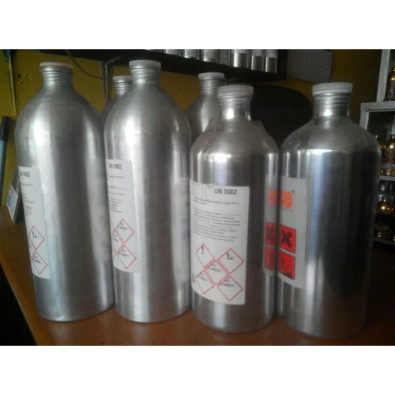 Botol Alumunium 1Liter ex Parfum Kondisi Second