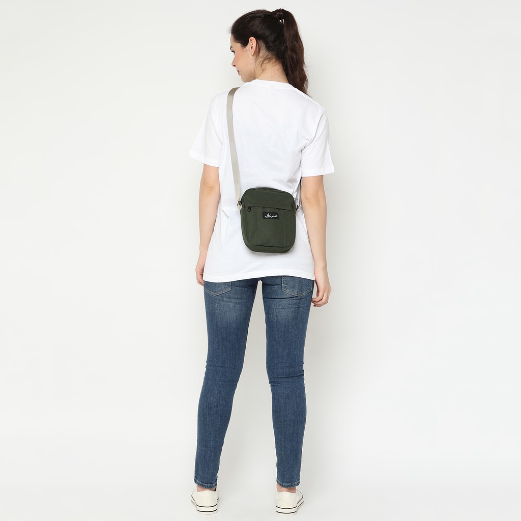 THEODOR Sling Bag LARSEN Green Army - Tas Selempang - Water Repellent - Pria Wanita - High Quality