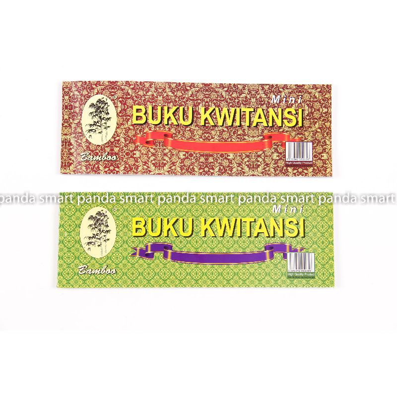 

Kwitansi Kecil Merek Bamboo