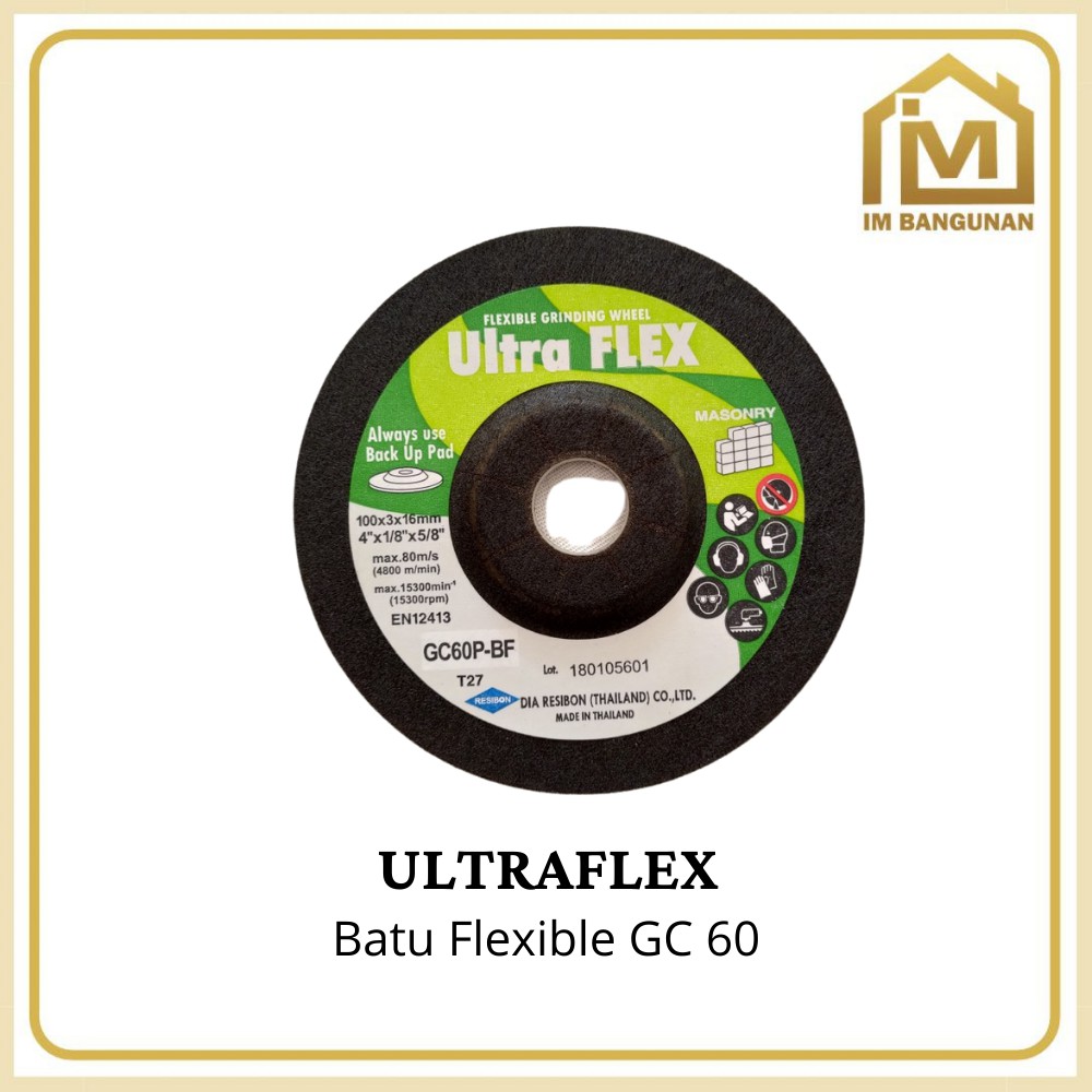 Batu Gerinda Flexible Ultraflex GC 60