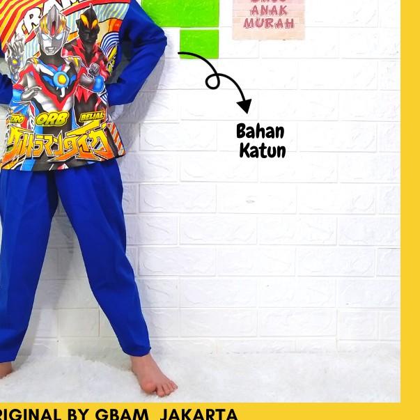 ➼ Setelan Baju Tidur PIYAMA Anak ULTRAMAN ►