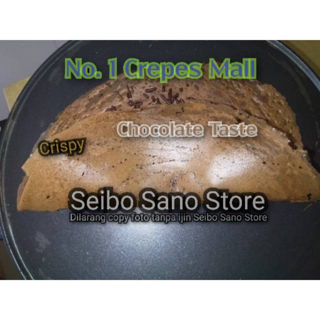 

Tepung Crepes Mall Rasa Coklat 1 Kg dari Pelopor Crepes Mall