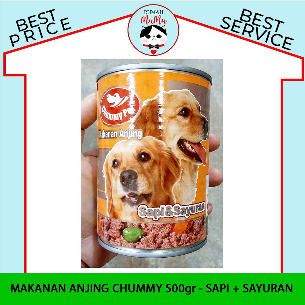 MAKANAN ANJING CHUMMY TERLARIS SANGAT DISUKAI 500GR