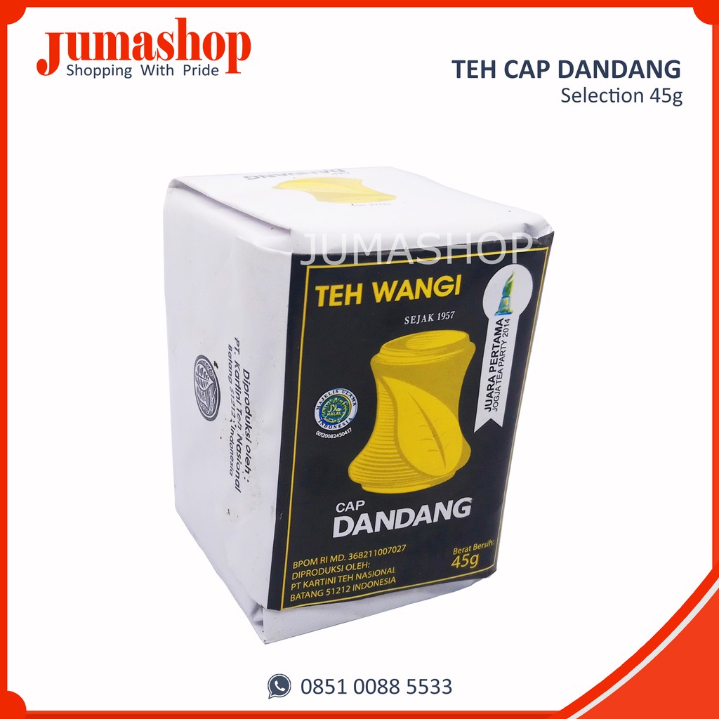 

Cap Dandang Teh Wangi Selection 45g Brewed Tea-Jumashop Jakarta Batang