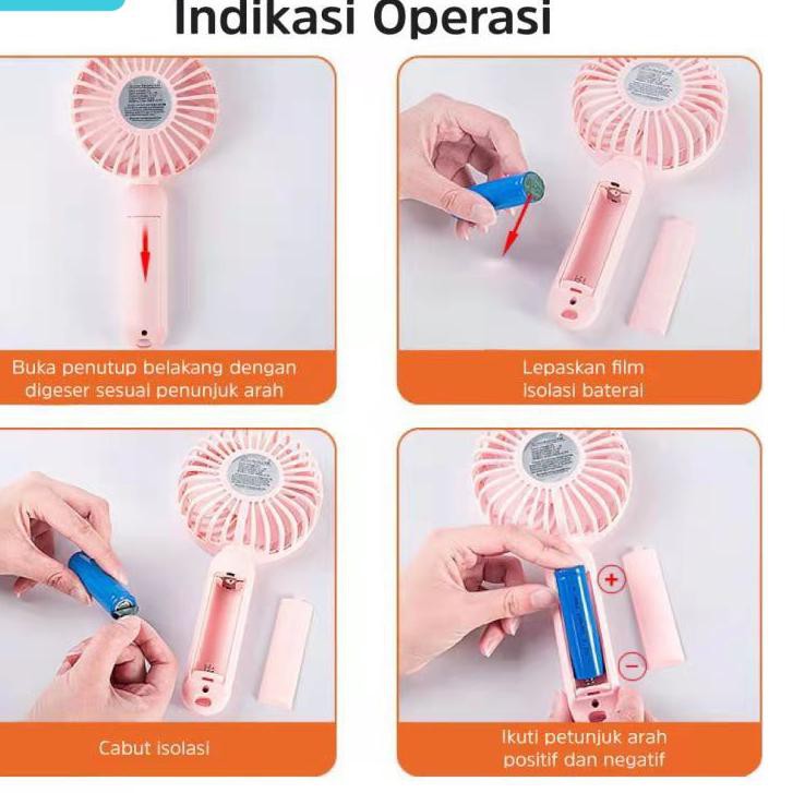 ✼ kivee kipas angin mini portable 1200mah kipas angin Bisu fan usb gigi ketiga Angin super ➩