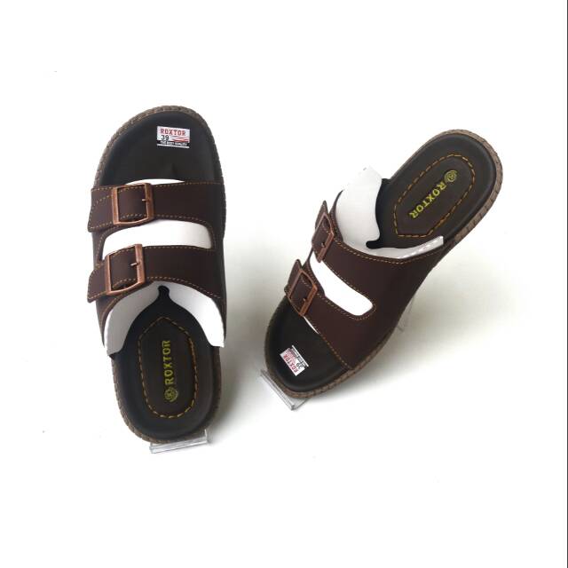  Sandal  Pria  Slide Sandal  Kulit Pria  Sandal  Roxtor 