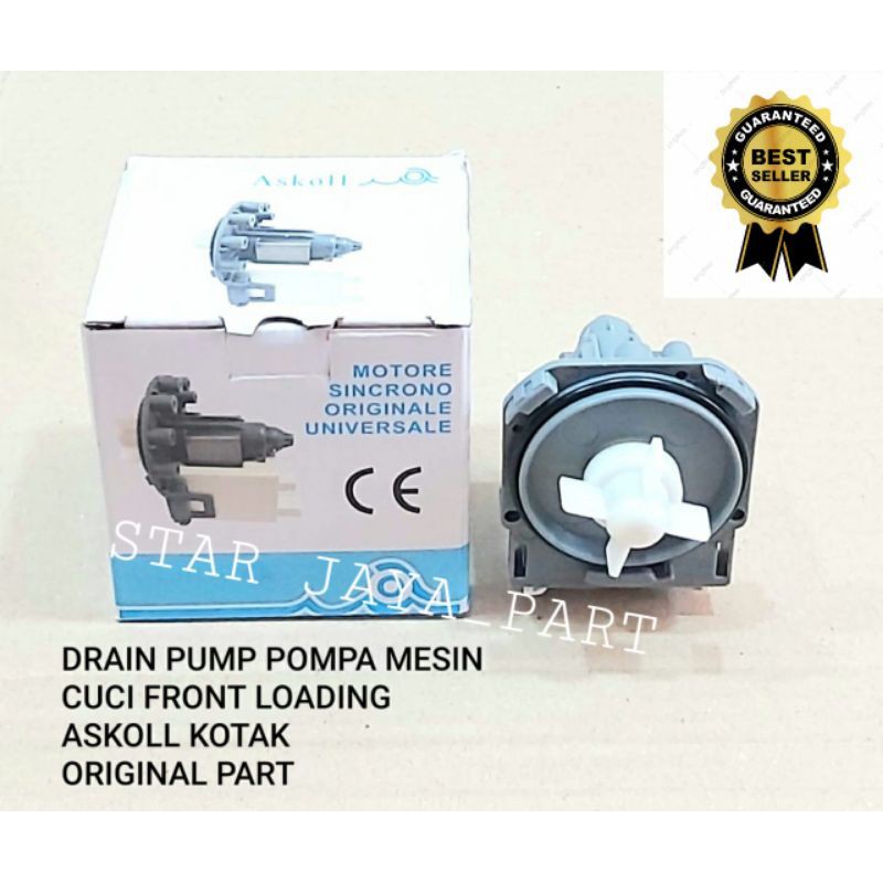 [BAYAR DITEMPAT] MOTOR DRAIN PUMP MESIN CUCI PUTAR DRAIN PUMP KOTAK