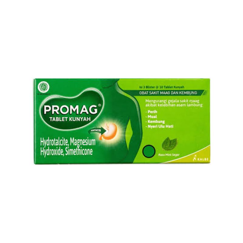 Promag tablet 1box isi 3strip