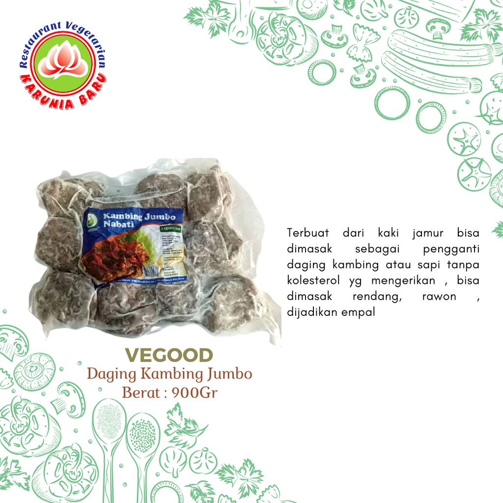 

Vegood Daging Kambing Jumbo 900 gr
