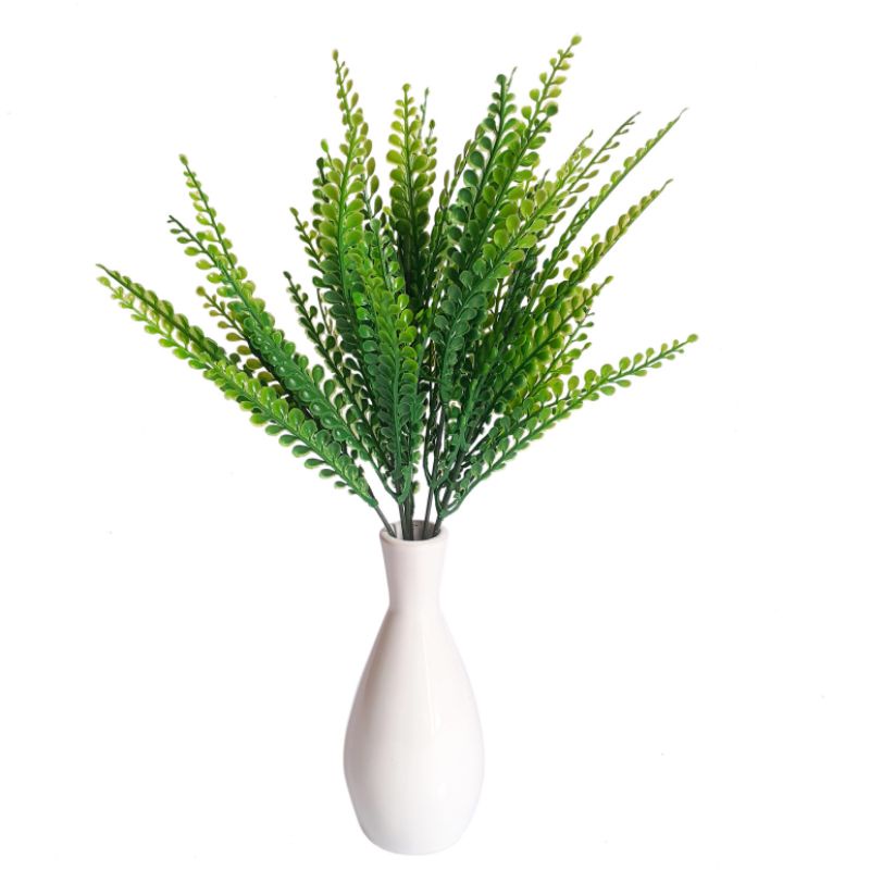 Daun Plastik Pakis Petai Mini AL27 Bracken Fern Tanaman Semak Paku Hiasan Seserahan Hantaran Hampers