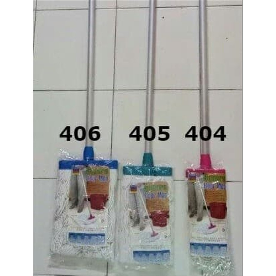 ALAT PEL LANTAI NAGATA 405 + GAGANG / SUPER MAGIC MOP / KAIN PEL PEMBERSIH RUANGAN