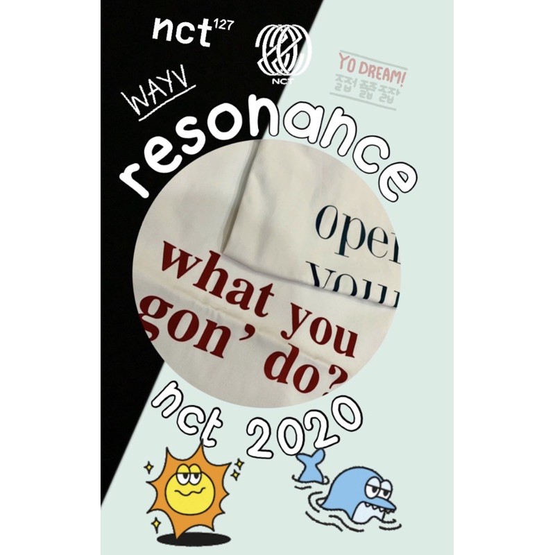 Totebag Tas Kanvas Selempang Bahu Kpop NCT Baby Kanvas (U/127/DREAM)