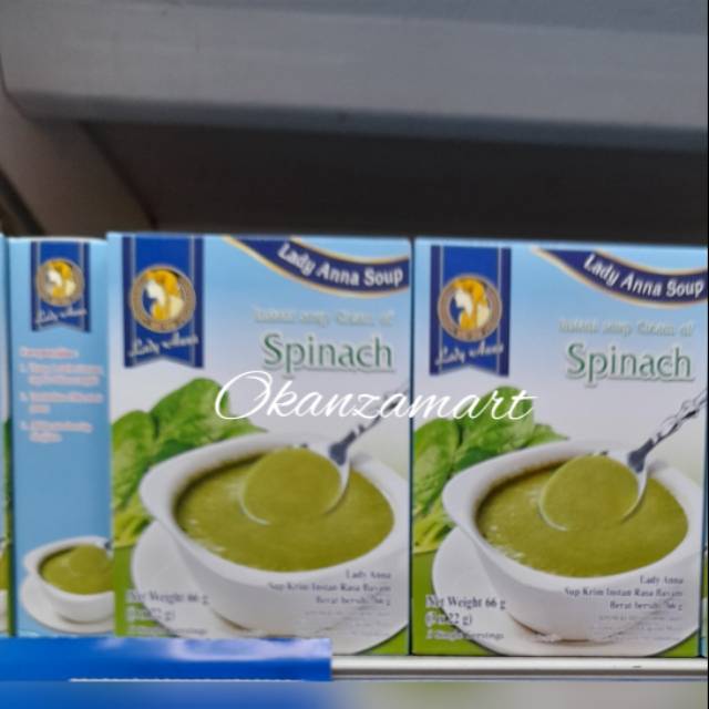 

Lady Anna Soup Cream Spinach 3x22gr