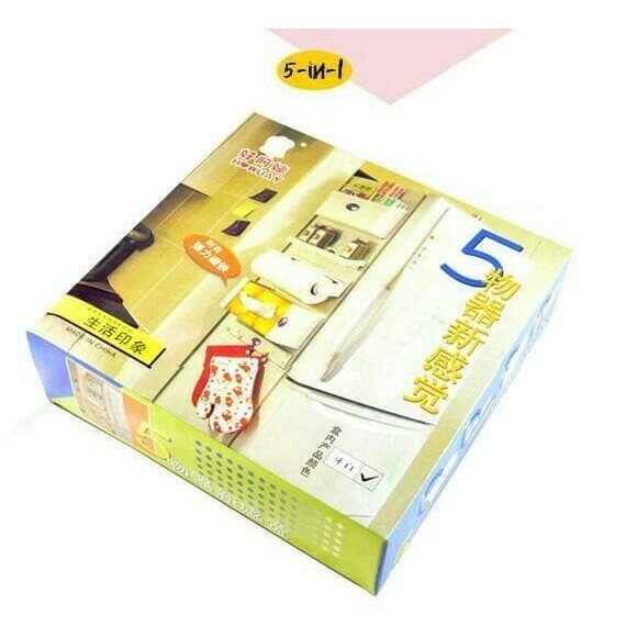 Kulkas Organizer 5 in 1 / Gantungan Tempel Kulkas Serbaguna / AdaTempat tisue , Gantungan Lap Tangan