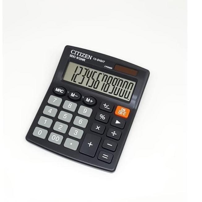 

✻ Kalkulator SDC-812NR Citizen Original - Calculator Meja SDC 812 NR ❈