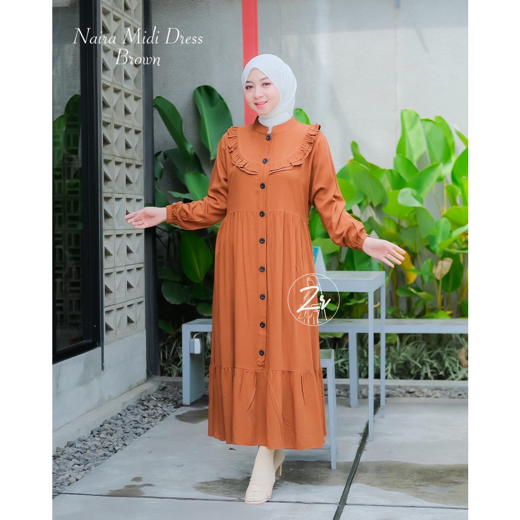 MIDI DRESS KATUN TWILL NAIRA ORI ZR