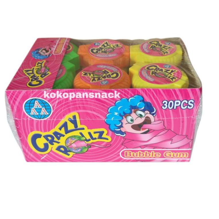 

GRATIS ONGKIR Bubble Gum / Permen Karet ROLLS Box isi 30 pcs (ART. 5847)