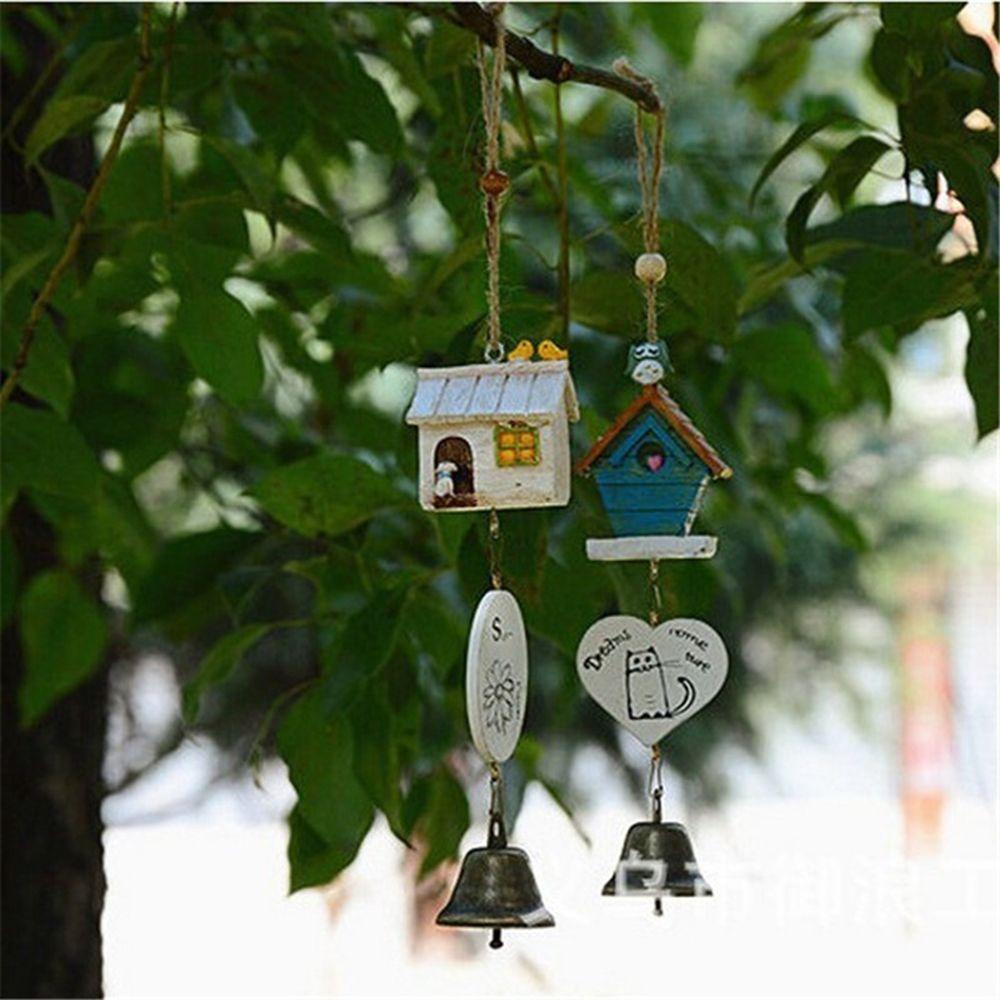 Rebuy Hadiah Bayi Windchime DIY Landscape Decor Gaya Pastoral Lonceng Angin