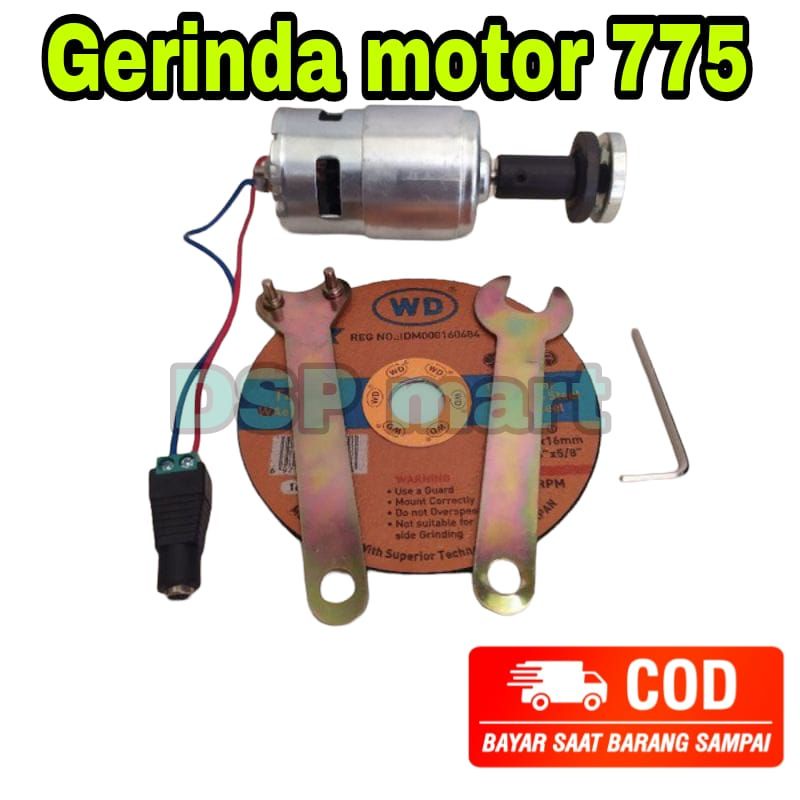 gerinda motor dinamo 775 termurah - DC 12-24v