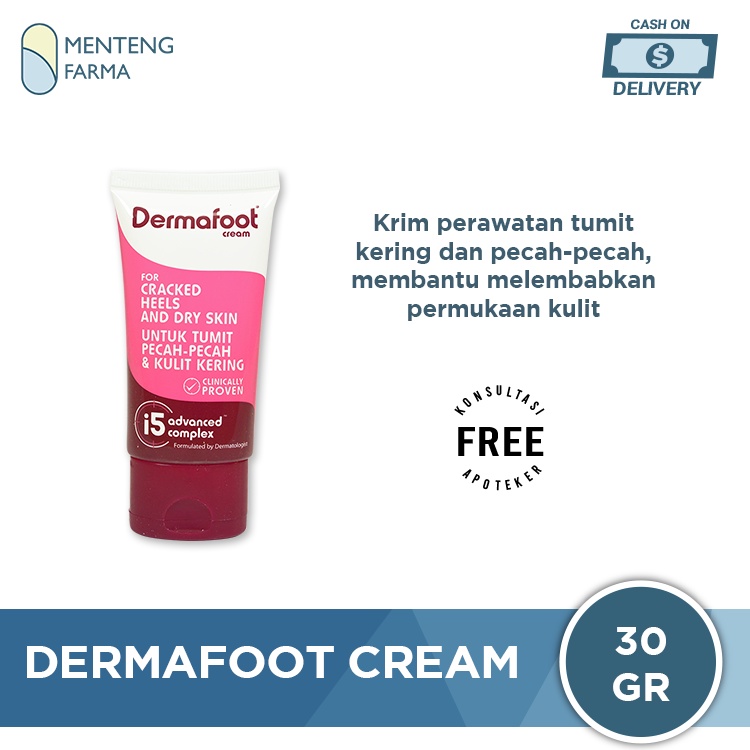 Dermafoot Cream - Krim Perawatan Tumit Kering dan Pecah Pecah