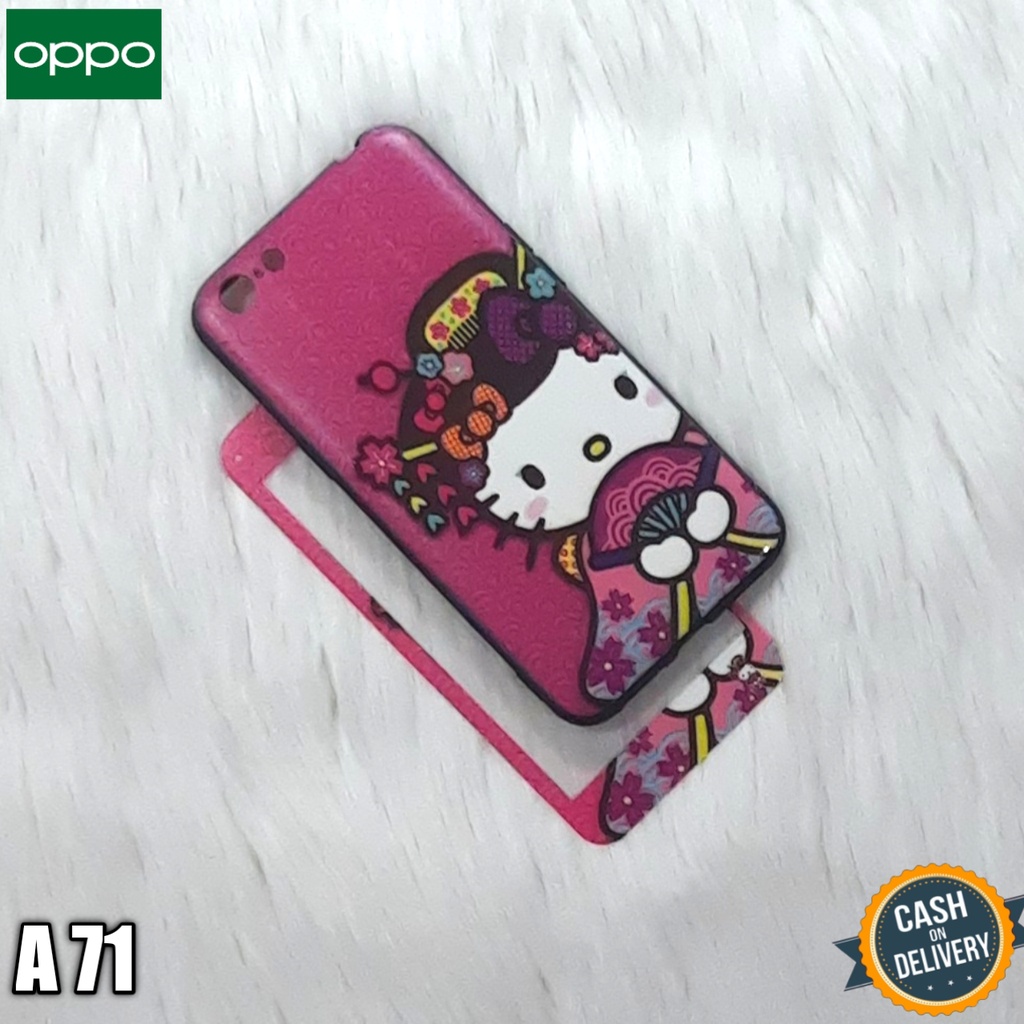 Case Hp Oppo A71 Fuze Disney Case + Tempered Glass