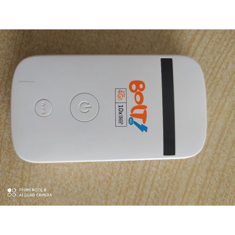 modem mifi Bolt 4G. sudah support semua kartu.
