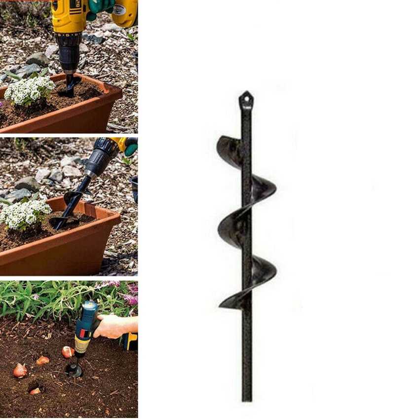MPT Mata Bor Penggali Tanah Garden Drill Steel Titanium Spiral