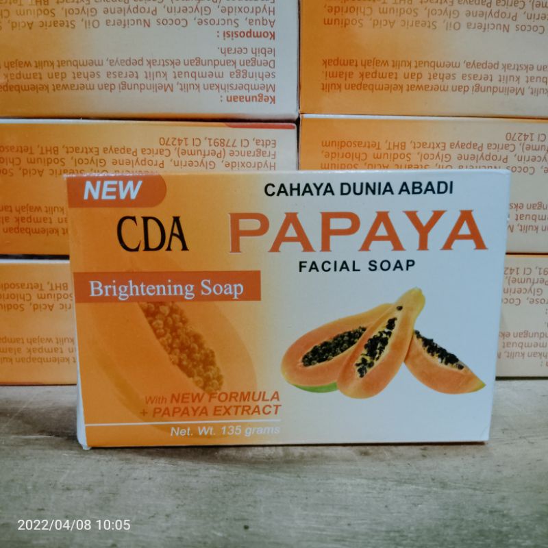 SABUN PAPAYA MAMAYA 135 GRAM // SABUN PEPAYA