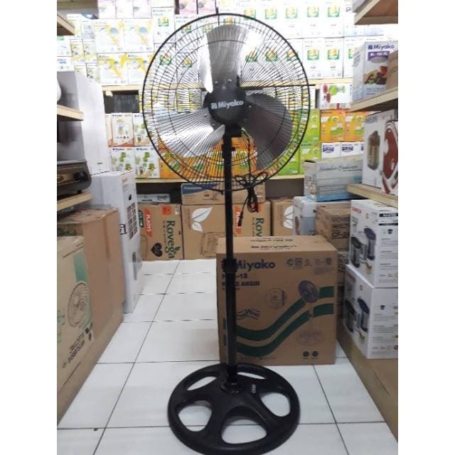 MIYAKO Industrial Fan Besi 18&quot; / Stand Fan Besi 18 inch KSB 18 - Garansi Resmi 1 Tahun