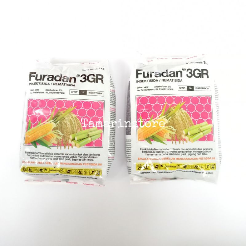 Furadan 3GR Insektisida Kemasan 1Kg Original