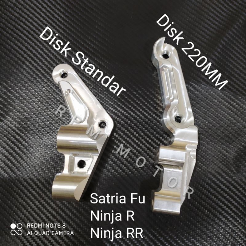 Breket Monoblok Depan Ninja Satria Fu Piringan 220 PNP