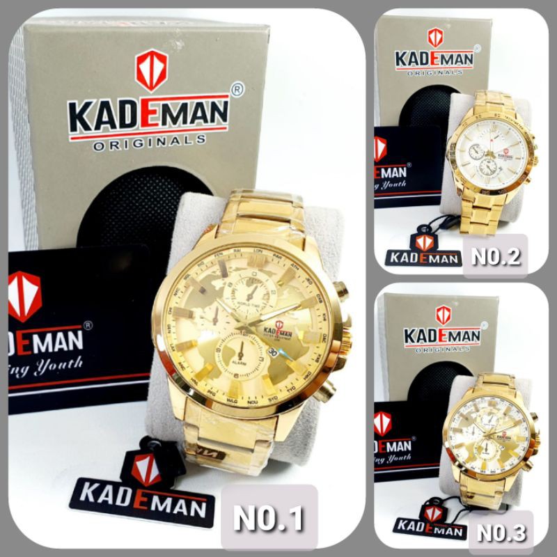 Jam Tangan Analog Pria Kademan KDM536 Original