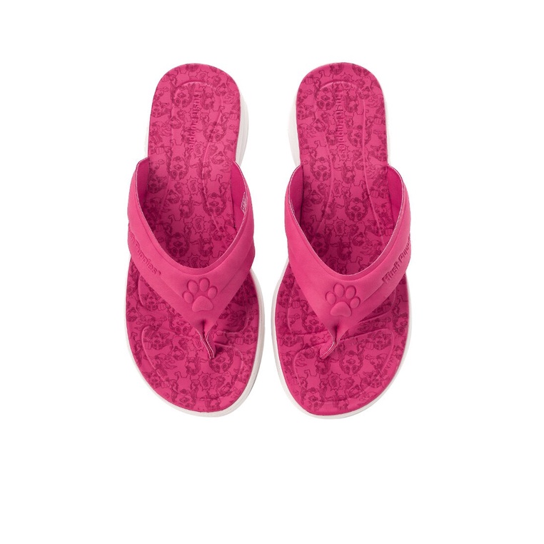 SANDAL JEPIT HUSH PUPPIES WANITA ORIGINAL CASUAL TERBARU PINK HW03