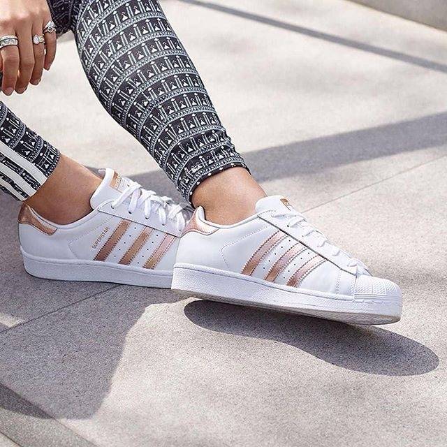 adidas superstar white rose