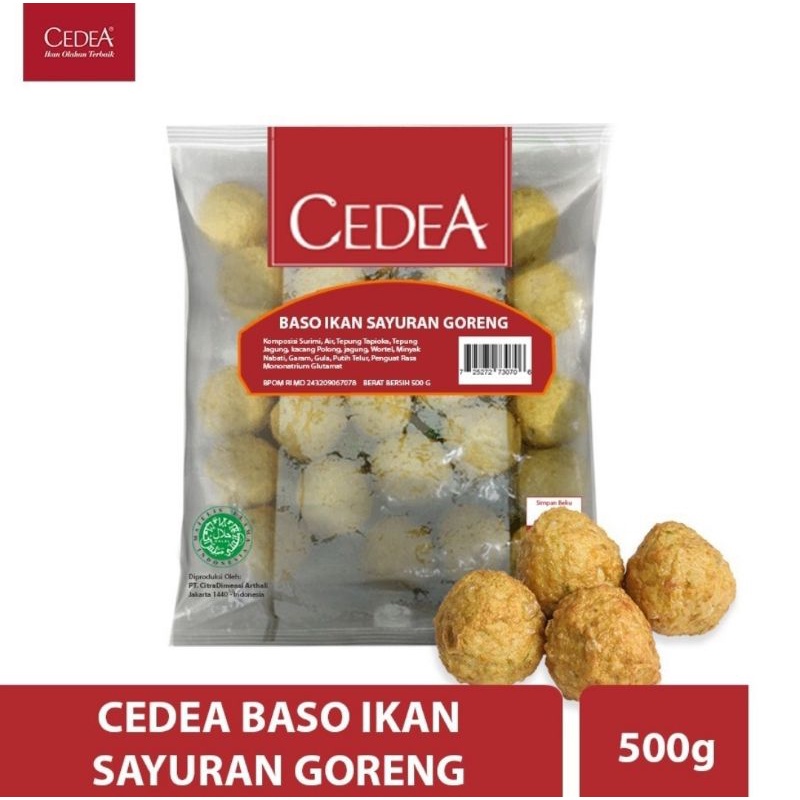

Cedea Bakso ikan Sayuran Goreng 500gr